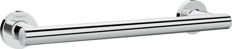 Hansgrohe Logis Universal Grab Rail in chrome finish, 300mm sturdy bathroom safety support bar
