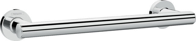 Hansgrohe Logis Universal Grab Rail in chrome finish, 300mm sturdy bathroom safety support bar