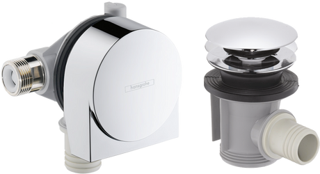 Hansgrohe Exafill Exafill Bathtub Filler And Push Open Waste Set - Chrome - 58129003