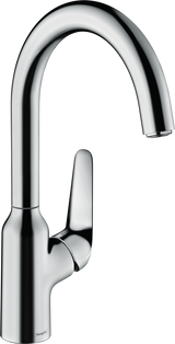 Hansgrohe Focus M42 Single Lever Kitchen Mixer 220 Single Spray Mode - Chrome - 71802000