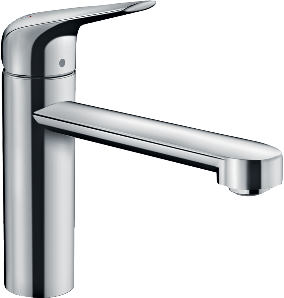 Hansgrohe Focus M42 Single Lever Kitchen Mixer 120 Coolstart Eco Single Spray Mode - Chrome - 71864000