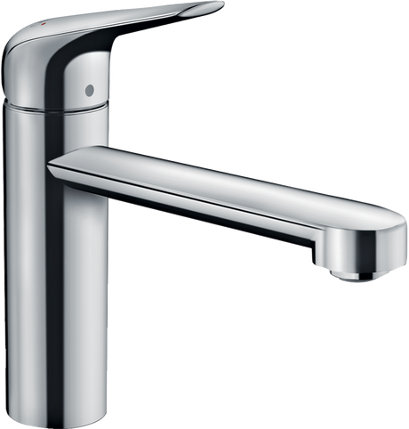 Hansgrohe Focus M42 Single Lever Kitchen Mixer 120 Coolstart Eco Single Spray Mode - Chrome - 71864000