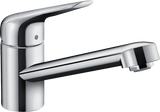 Hansgrohe Focus M42 Single Lever Kitchen Mixer 100 Coolstart Ecosmart Single Spray Mode - Chrome - 71809000