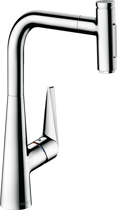 Hansgrohe Talis Select M51 Single Lever Kitchen Mixer With Pull-out Spray - Chrome - 72823000