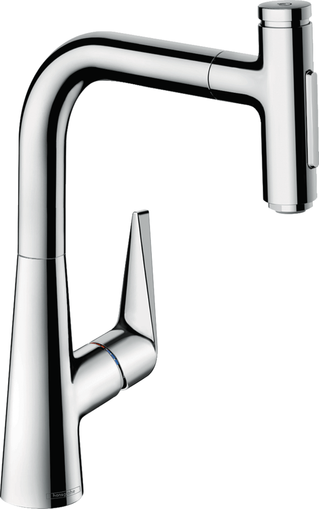 Hansgrohe Talis Select M51 Single Lever Kitchen Mixer With Pull-out Spray - Chrome - 72824000