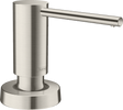Hansgrohe A51 Soap Dispenser in stainless steel with sleek modern design and durable rust-proof construction