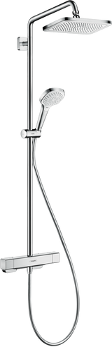 Hansgrohe Croma E Showerpipe 280 1jet With Thermostat - Chrome - 27630000