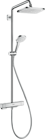 Hansgrohe Croma E Showerpipe 280 1jet With Thermostat - Chrome - 27630000