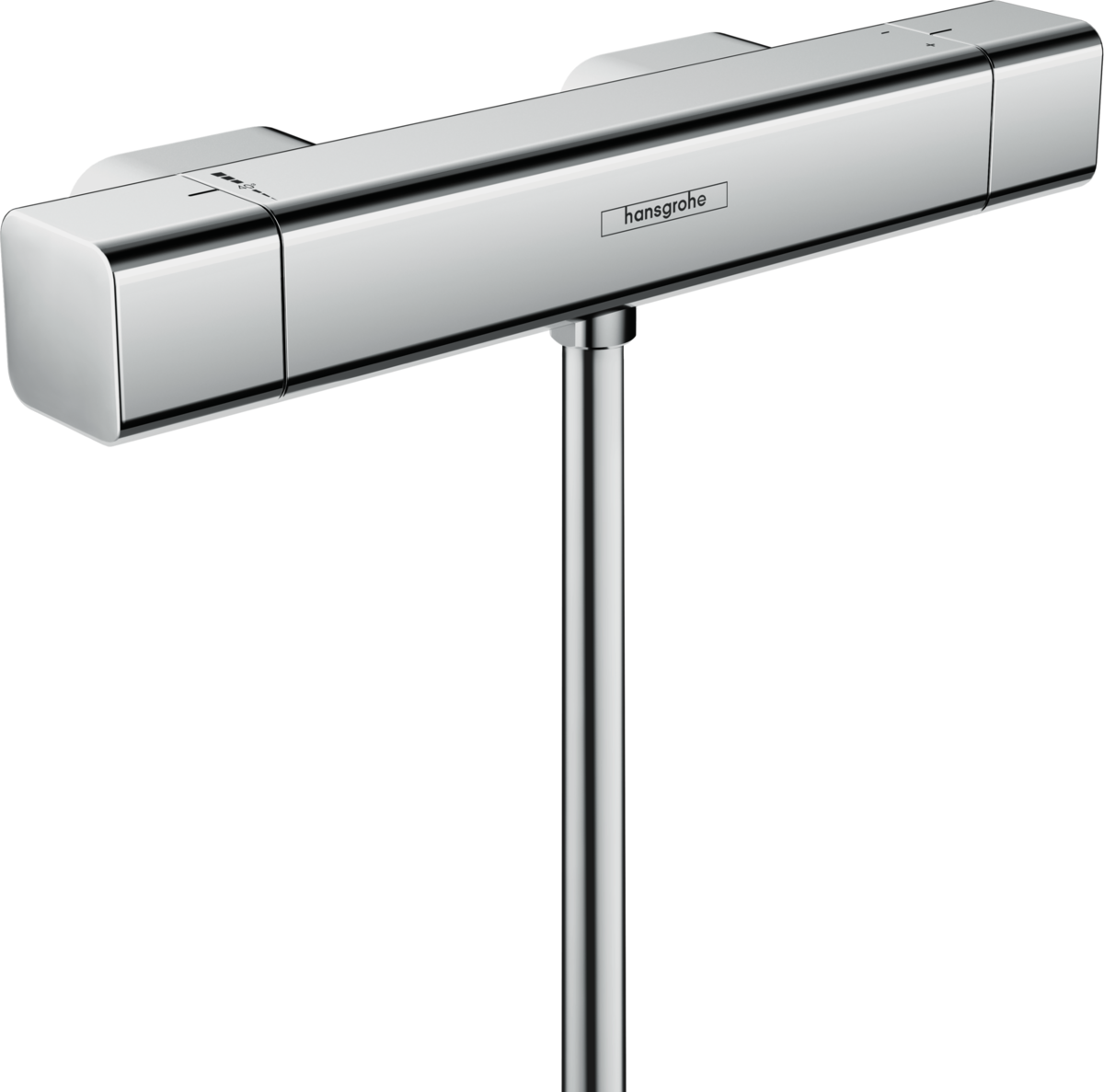 Hansgrohe Ecostat E Shower Thermostat For Exposed Installation - Chrome - 15773000