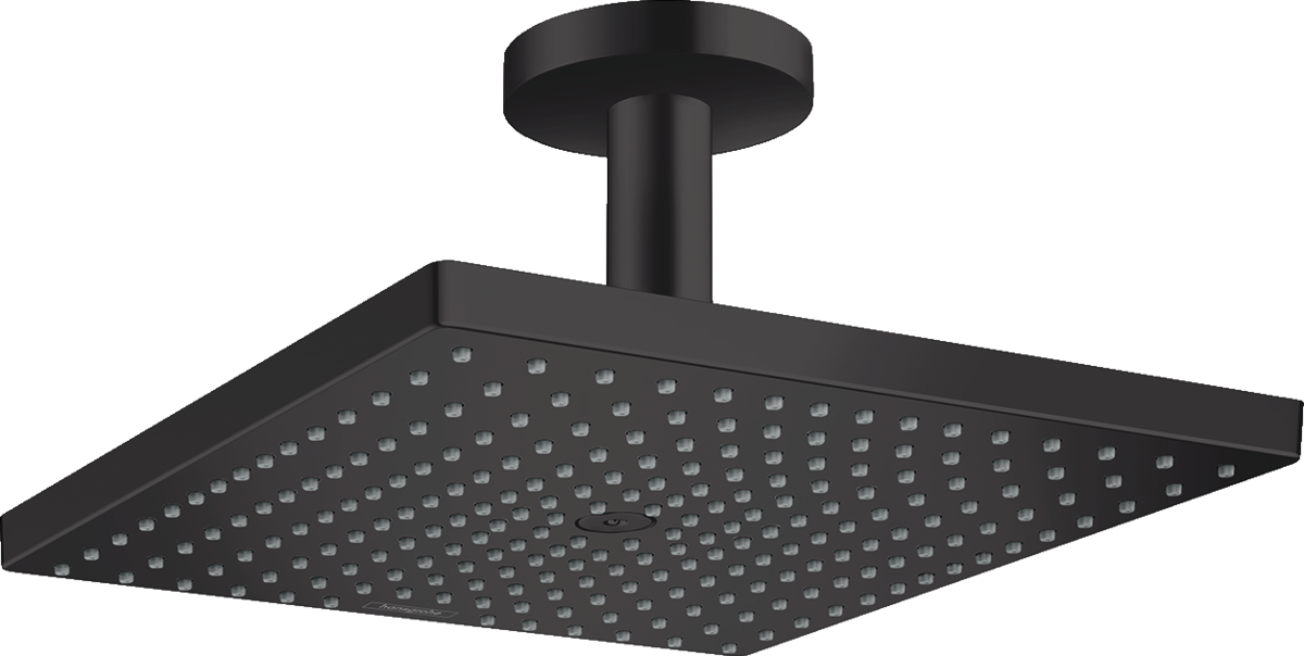 Hansgrohe Raindance E Overhead Shower 300 1jet With Ceiling Connector - Matt Black - 26250670