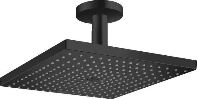 Hansgrohe Raindance E Overhead Shower 300 1jet With Ceiling Connector - Matt Black - 26250670