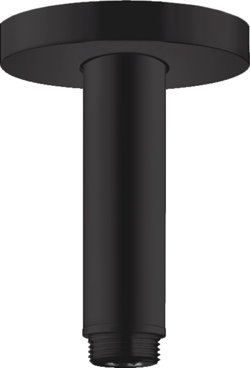 Hansgrohe Ceiling Connector S 100 mm - Matt Black - 27393670