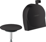 Hansgrohe Exafill S Finish Set Bath Filler Waste And Overflow Set - Matt Black - 58117670