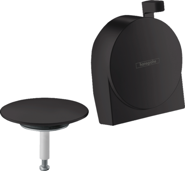 Hansgrohe Exafill S Finish Set Bath Filler Waste And Overflow Set - Matt Black - 58117670