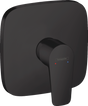 Hansgrohe Talis E Single Lever Manual Shower Mixer Soft Cube For Concealed Installation - Matt Black - 71765670