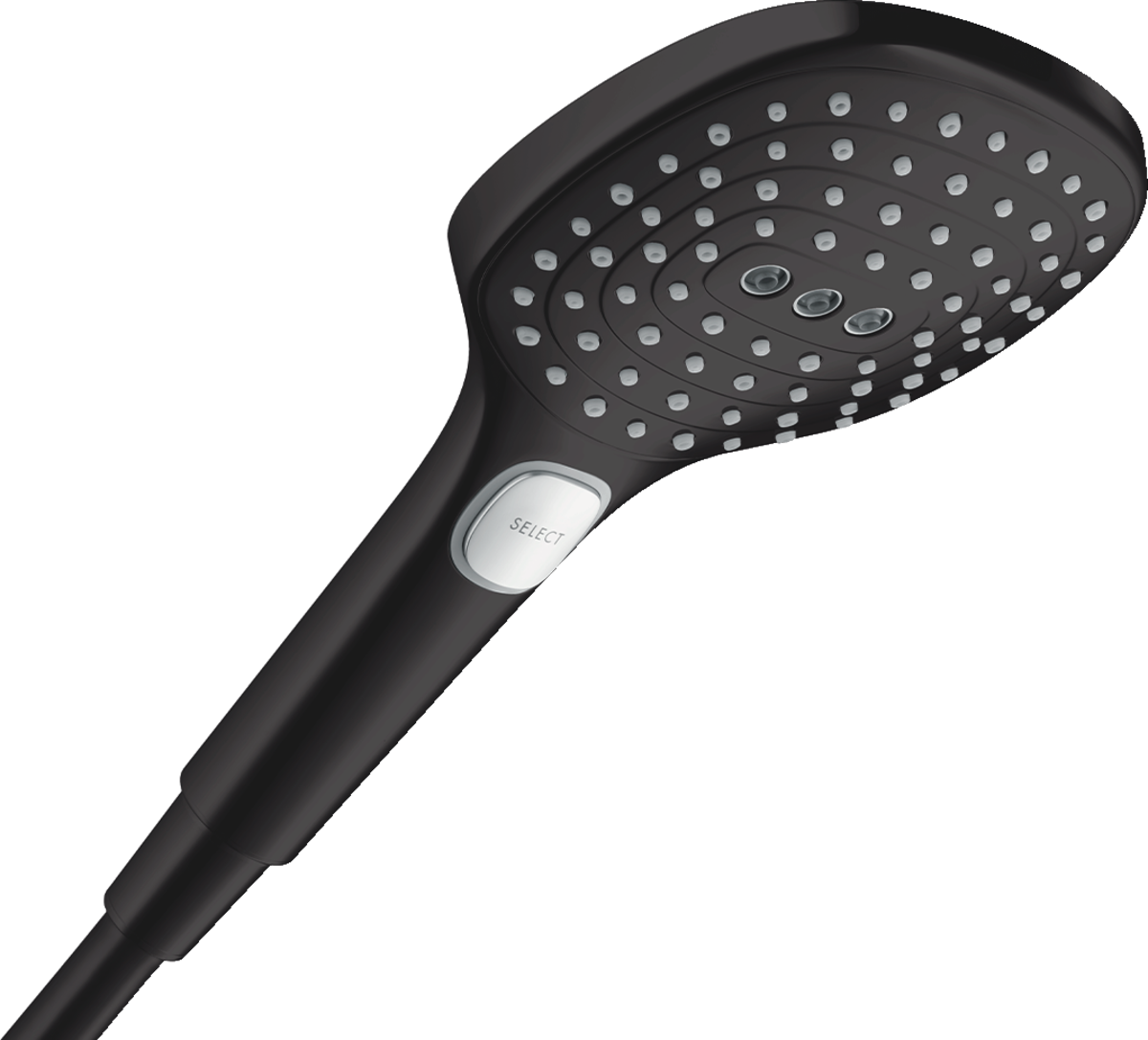 Hansgrohe Raindance Select E Hand Shower 120 3jet - Matt Black - 26520670