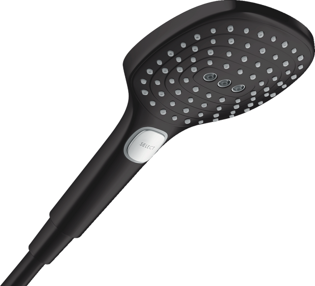 Hansgrohe Raindance Select E Hand Shower 120 3jet - Matt Black - 26520670