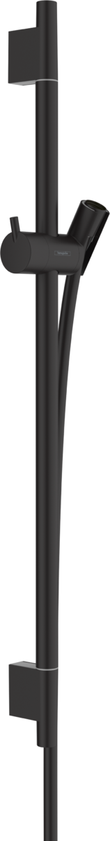 Hansgrohe Unica Shower Rail S Puro 650mm with Isiflex Shower Hose 1600mm - Matt Black - 28632670