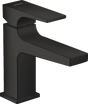 Hansgrohe Metropol Single Lever Basin Mixer 100 with Lever Handle For Cloakroom Basins with Push-open Waste - Matt Black - 32500670