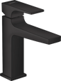 Hansgrohe Metropol Single Lever Basin Mixer 110 with Lever Handle and Push-open Waste - Matt Black - 32507670