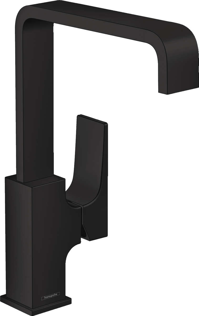Hansgrohe Metropol Single Lever Basin Mixer 230 with Lever Handle And Push-open Waste - Matt Black - 32511670