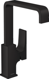 Hansgrohe Metropol Single Lever Basin Mixer 230 with Lever Handle And Push-open Waste - Matt Black - 32511670