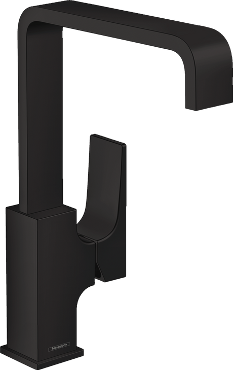 Hansgrohe Metropol Single Lever Basin Mixer 230 with Lever Handle And Push-open Waste - Matt Black - 32511670