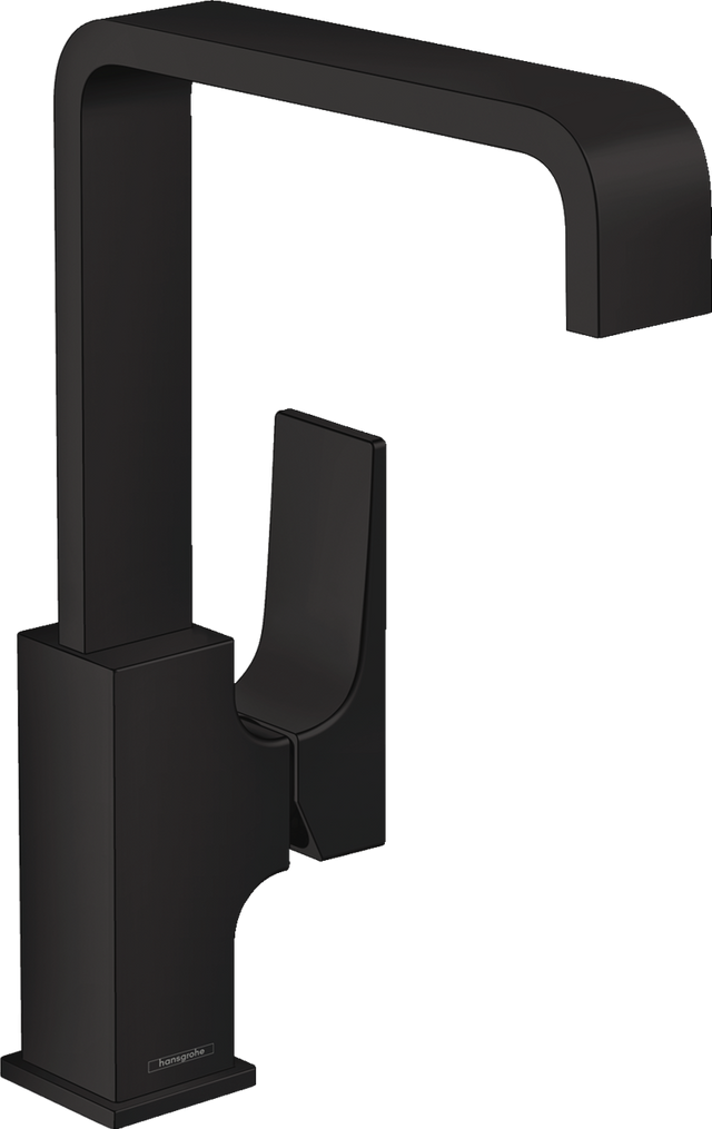 Hansgrohe Metropol Single Lever Basin Mixer 230 with Lever Handle And Push-open Waste - Matt Black - 32511670