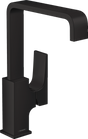 Hansgrohe Metropol Single Lever Basin Mixer 230 with Lever Handle And Push-open Waste - Matt Black - 32511670