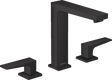 Hansgrohe Metropol 3-hole Basin Mixer 160 with Lever Handles and Push-open Waste - Matt Black - 32515670