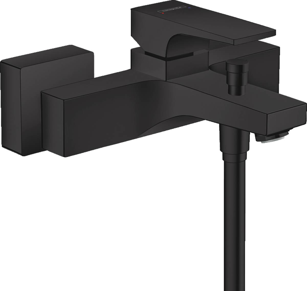 Hansgrohe Metropol Single Lever Manual Bath Mixer For Exposed Installation With Lever Handle - Matt Black - 32540670