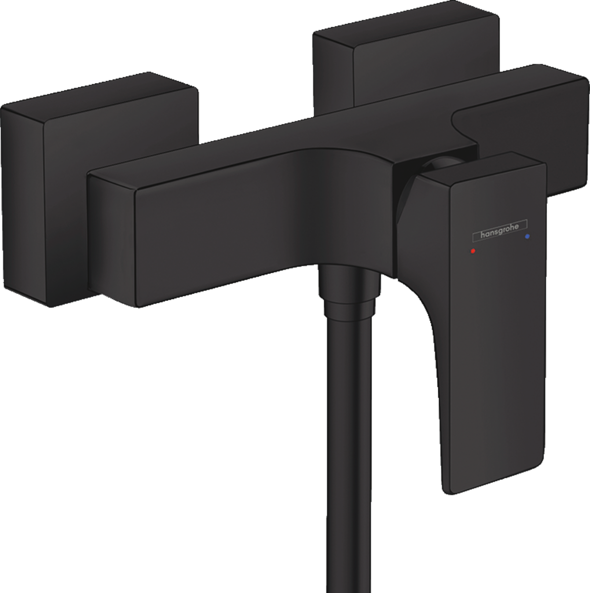 Hansgrohe Metropol Single Lever Manual Shower Mixer For Exposed Installation With Lever Handle - Matt Black - 32560670