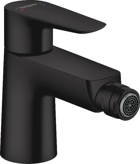Hansgrohe Talis E Single Lever Bidet Mixer With Pop-Up Waste - Matt Black - 71720670