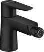 Hansgrohe Talis E Single Lever Bidet Mixer With Pop-Up Waste - Matt Black - 71720670