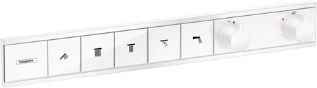 Hansgrohe Rainselect Thermostat For Concealed Installation For 5 Functions - Matt White - 15384700