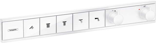 Hansgrohe Rainselect Thermostat For Concealed Installation For 5 Functions - Matt White - 15384700