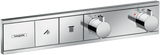 Hansgrohe RainSelect Thermostat For Concealed Installation For 2 Functions - Chrome - 15380000