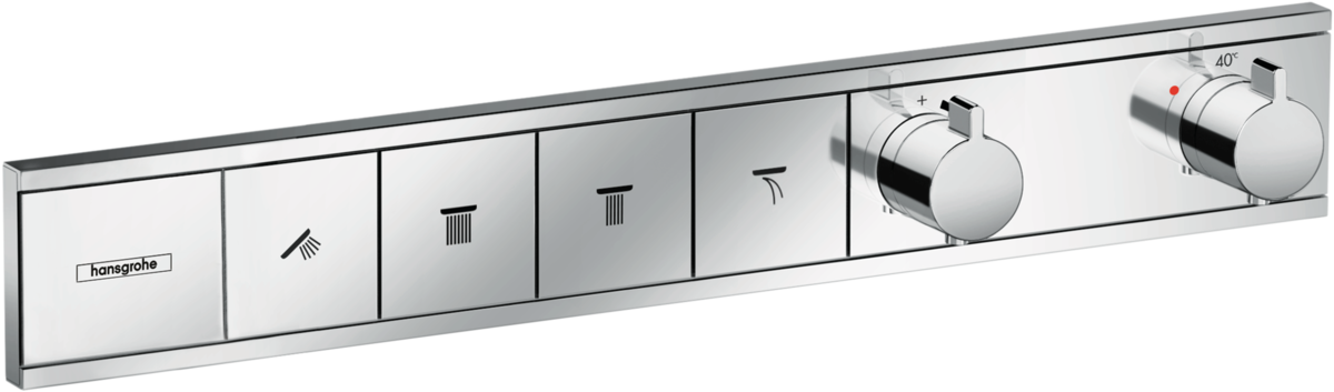 Hansgrohe Rainselect Thermostat For Concealed Installation For 4 Functions - Chrome - 15382000