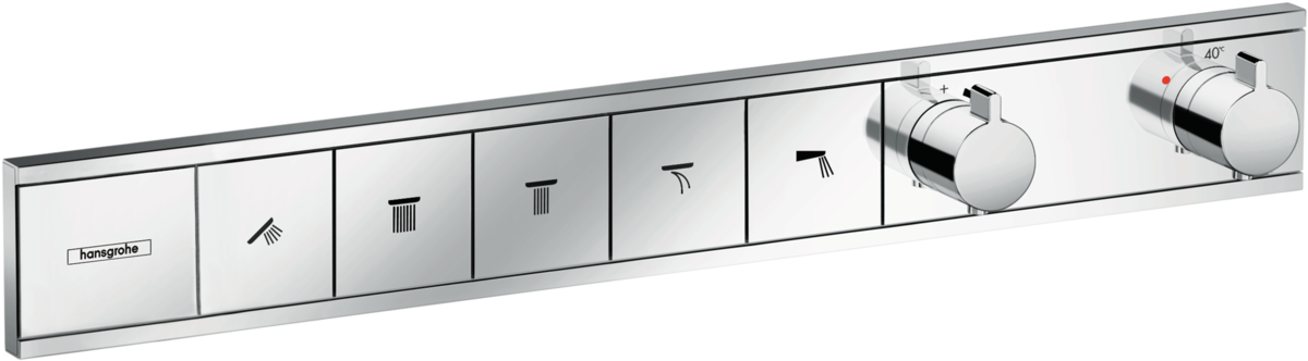 Hansgrohe Rainselect Thermostat For Concealed Installation For 5 Functions - Chrome - 15384000