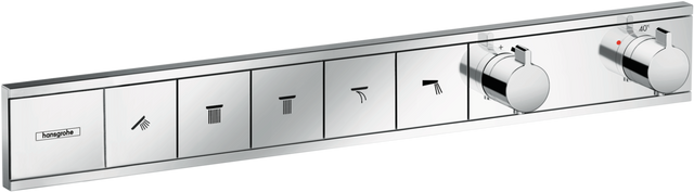 Hansgrohe Rainselect Thermostat For Concealed Installation For 5 Functions - Chrome - 15384000