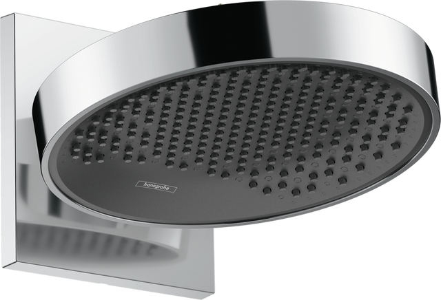 Hansgrohe Rainfinity Overhead Shower 250 1jet EcoSmart 9 L/min With Wall Connector - Chrome - 26227000