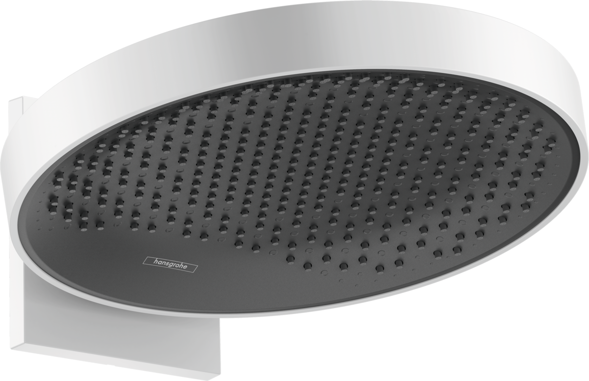 Hansgrohe Rainfinity Overhead Shower 360 1jet With Wall Connector - Matt White - 26230700