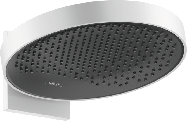 Hansgrohe Rainfinity Overhead Shower 360 1jet With Wall Connector - Matt White - 26230700