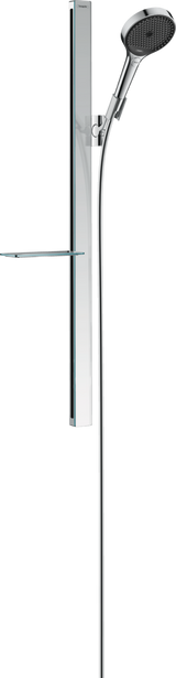 Hansgrohe Rainfinity Shower Set 130 3jet Ecosmart 9 L/min with Shower Bar 90 Cm And Soap Dish - Chrome - 27672000