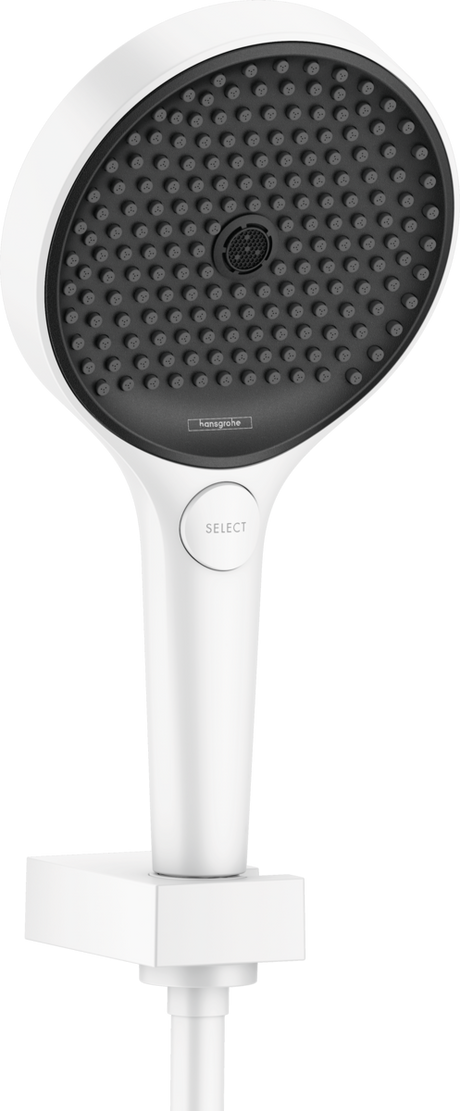 Hansgrohe Rainfinity Shower Holder Set 130 3jet With Shower Hose 1250mm - Matt White - 26852700