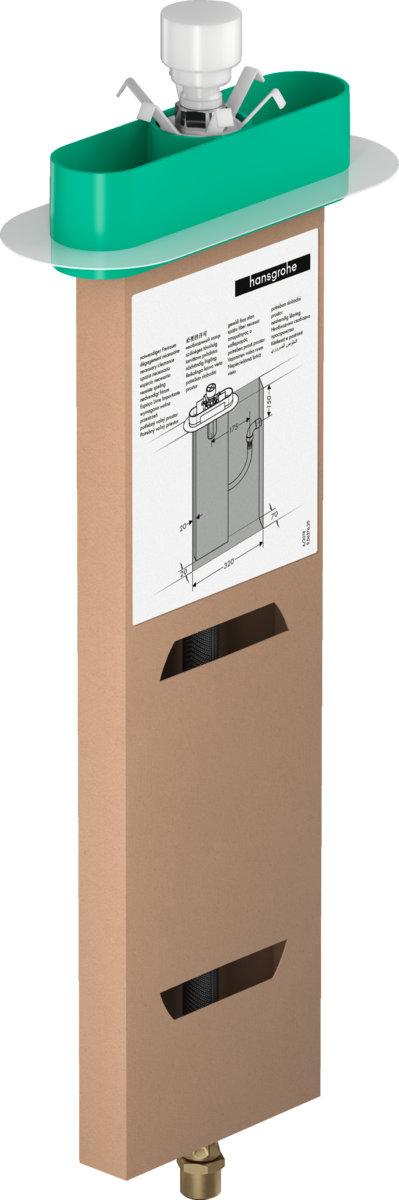 Hansgrohe Sbox Rim And Tile Mounted Bath Basic Set - 13560180