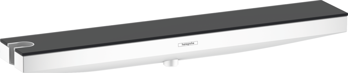 Hansgrohe Rainfinity Wall Outlet Porter 500 with Shower Holder And Shower Shelf Left - Matt White - 26843700