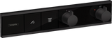 Hansgrohe RainSelect Thermostat For Concealed Installation For 2 Functions - Matt Black - 15380670
