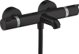 Hansgrohe Ecostat Thermostatic Bath Mixer Comfort For Exposed Installation - Matt Black - 13114670