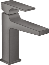 Hansgrohe Metropol Single Lever Basin Mixer 110 with Lever Handle and Push-open Waste - Brushed Black Chrome - 32507340